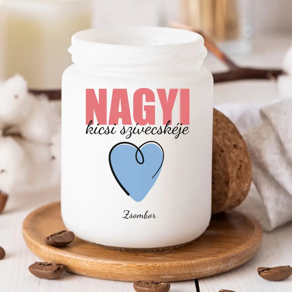 Nagyi kicsi szívecskéi - Illatgyertya