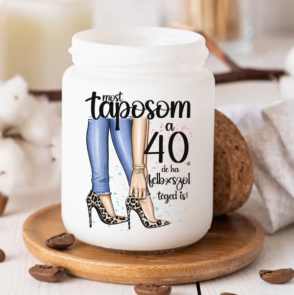 Most taposom születésnap - Illatgyertya