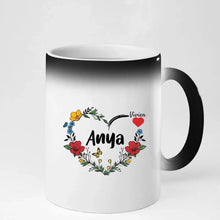 Anya szív virággal - Bögre