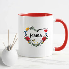 Mama Szív Virággal - Bögre