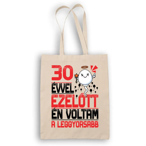 Én voltam a leggyorsabb - Vászontáska