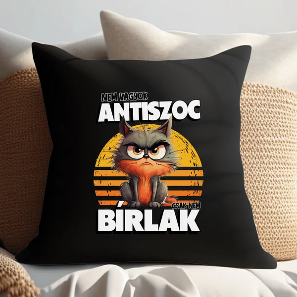 Nem vagyok antiszoc  párna