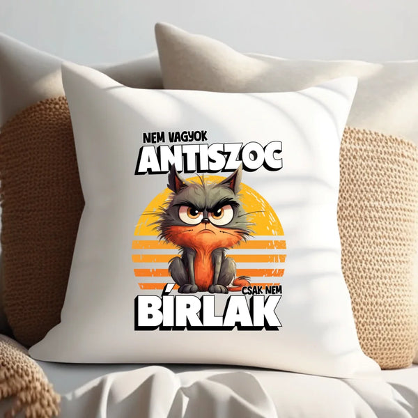 Nem vagyok antiszoc  párna